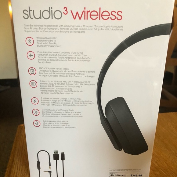 NIB Beats Studio 3 Wireless - Picture 2 of 7
